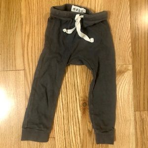 Mabo graphite organic cotton drawstring leggings